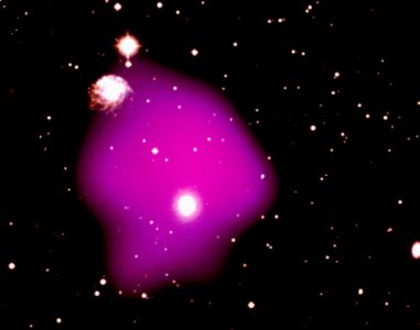 في حالة مجرة إن جي سي 1277 لن نتمكن من أخذ صورة مماثلة بالأشعة السينية لافتقار تلك المجرة للمادة المظلمة